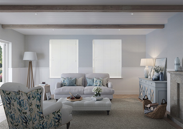 Ecowood, Snow White Satin - Venetian Blind - Image 12